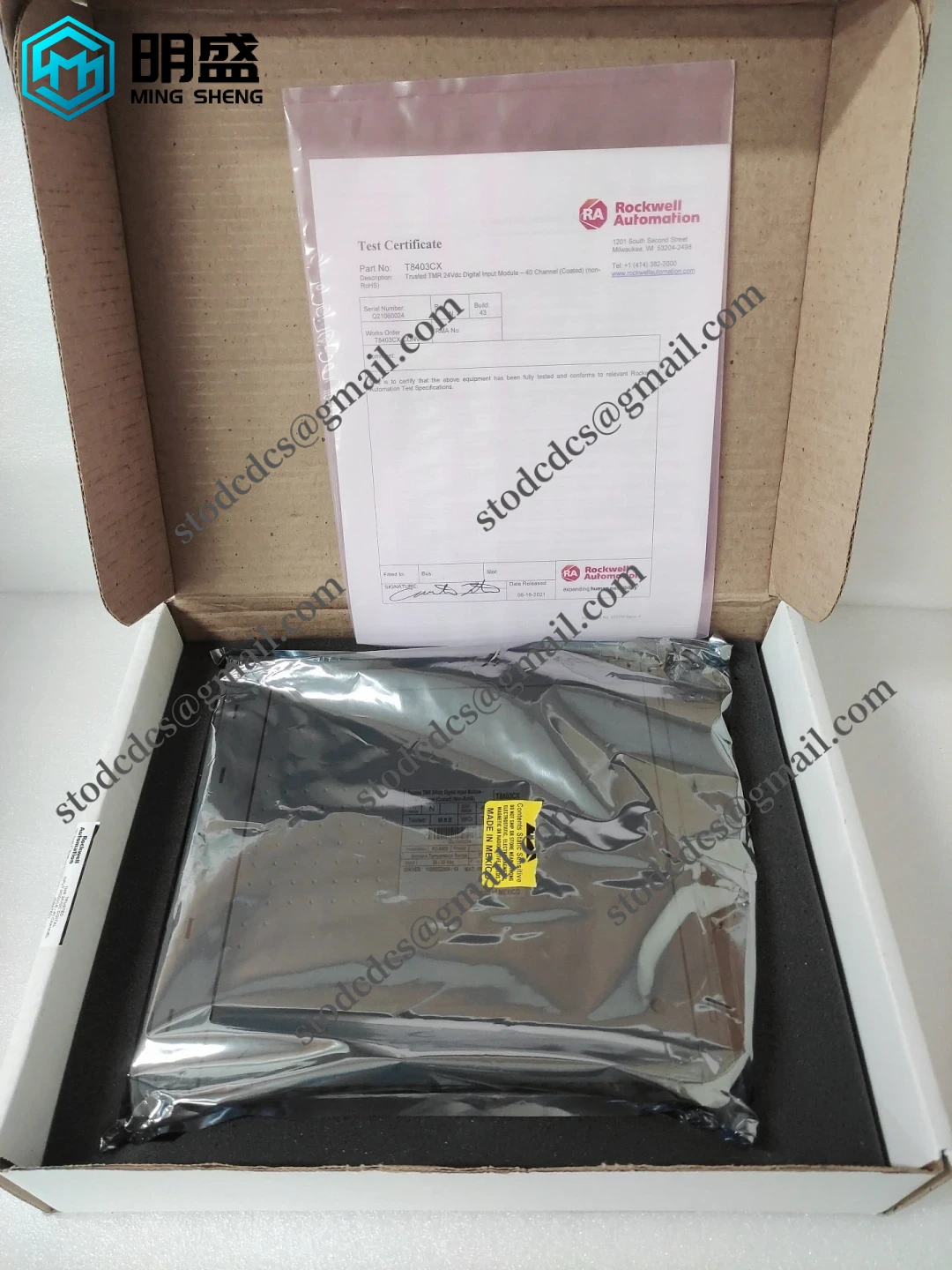 ICS Triplex T8403C Allen-Bradley/Rockwell自动化HMI/PLC模块