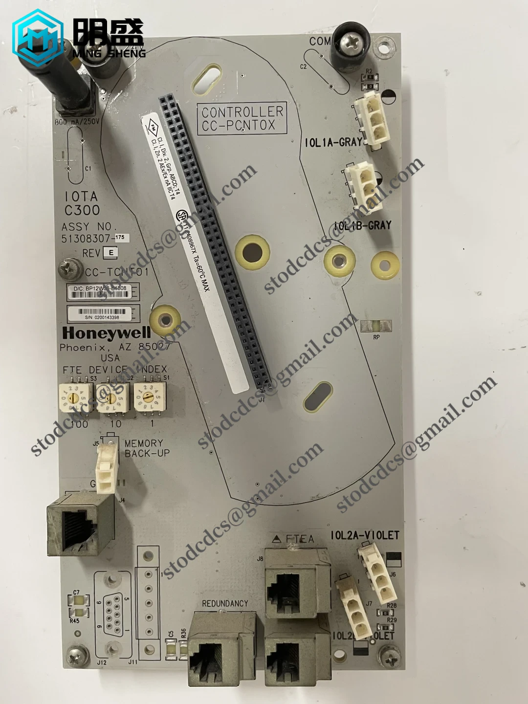 HONEYWELL_CC-TCNT01_1.webp 霍尼韦尔 CC-TCNT01 C300控制器输入输出终端组件