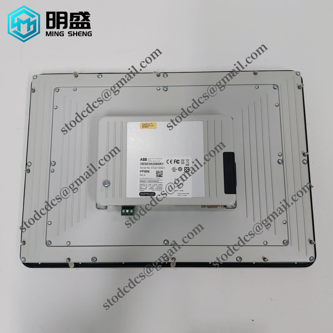 ABB PP886 3BSE092980R1 标准15英寸触摸屏